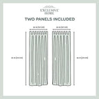 Cabana Solid Indoor/Outdoor Light Filtering Hook-and-Loop Tab Top Curtain Panel Pair, 54"x84", Winter White in, alternate