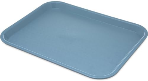 Café Cafeteria Tray, Fast Food Tray for Restaurant or Commercial Use, 12" x 16", 24 Count, Slate Blue in Slate
