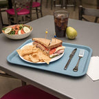 Café Cafeteria Tray, Fast Food Tray for Restaurant or Commercial Use, 12" x 16", 24 Count, Slate Blue in Slate, alternate