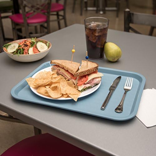 Café Cafeteria Tray, Fast Food Tray for Restaurant or Commercial Use, 12" x 16", 24 Count, Slate Blue in Slate, alternate