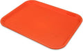 Cafe Fast Food Cafeteria Tray with Patterned Surface for Cafeterias, Fast Food, And Dining Room, Plastic, 17.87