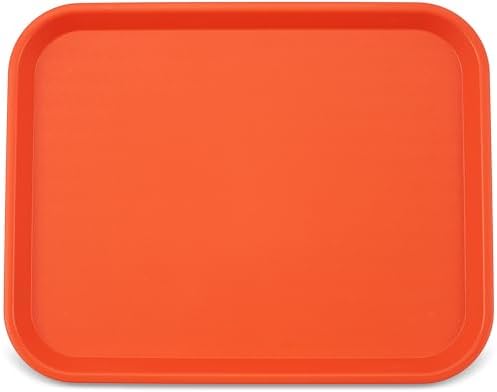Cafe Fast Food Cafeteria Tray with Patterned Surface for Cafeterias, Fast Food, And Dining Room, Plastic, 17.87, alternate