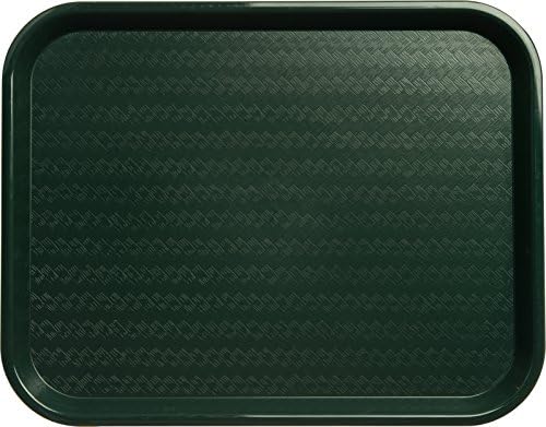 Cafe Fast Food Cafeteria Tray with Patterned Surface for Cafeterias, Fast Food, And Dining Room, Plastic, 17.87, alternate