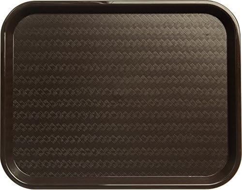 Cafe Plastic Fast Food Tray, 14" x 18", Chocolate in Chocolate, alternate view 3