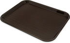 Cafe Plastic Fast Food Tray, 14" x 18", Chocolate in Chocolate, alternate view 4