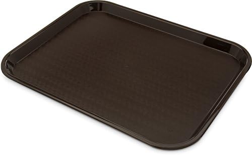 Cafe Plastic Fast Food Tray, 14" x 18", Chocolate in Chocolate, alternate view 4