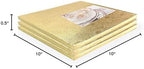Cake Boards 10" Gold Square Cake Drums 1/2" Wrapped Edge 3Pack in 8, 10, and 12 inch in Gold, alternate view 2