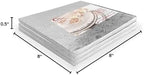 Cake Boards 8" Silver Square Cake Drums 1/2" Wrapped Edge 3Pack in 8, 10, and 12 inch in Silver, alternate view 3