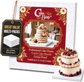 Cake Boards 8" White Square Cake Drums 1/2" Wrapped Edge 1Pack in 8, 10, and 12 inch in White
