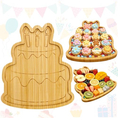 Cake Charcuterie Board Birthday Party Decorations Food Platter Fruit Tray in Cake