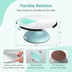 Cake Decorating Kit, 138pcs Cake Decorating Supply with 12 Inch Aluminium Cake Turntable, 64 Numbered Icing, alternate view 2