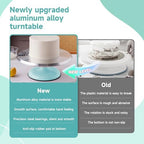 Cake Decorating Kit, 138pcs Cake Decorating Supply with 12 Inch Aluminium Cake Turntable, 64 Numbered Icing, alternate view 3