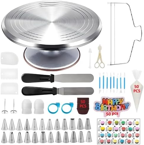 Cake Decorating Kit, 198 Pcs Baking Supplies