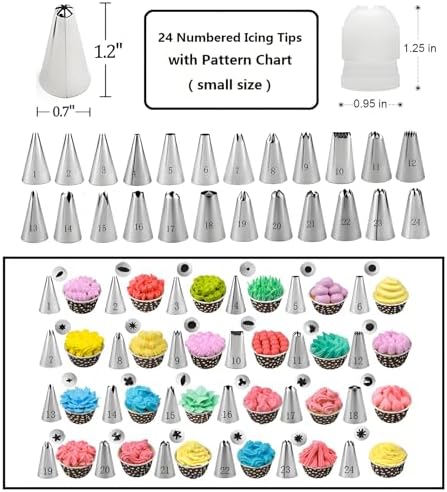 Cake Decorating Kit, 198 Pcs Baking Supplies, alternate view 4
