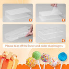 Cake Kit - Includes Mold, Stand, Bags, Lollipop Sticks and Metal Ties in Clear, alternate view 4