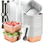 Cake Pan, Champagne 50 Pack for Dessert Tables in 5 oz in Champagne
