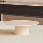 Cake Pedestal Stand, 12-Inch, Elegant Creme, Home Decor in Crème
