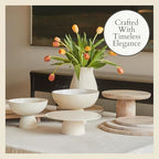Cake Pedestal Stand, 7-Inch, Elegant Creme, Home Decor in Crème, alternate view 3