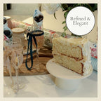 Cake Pedestal Stand, 7-Inch, Elegant Creme, Home Decor in Crème, alternate view 6