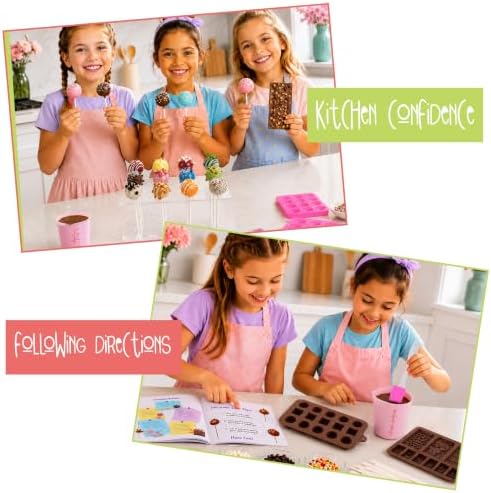Cake Pop Kit for Kids & Chocolate Making Kit, 105 Pcs - Kids Baking Set, Candy Making Kit with Silicone Molds, alternate view