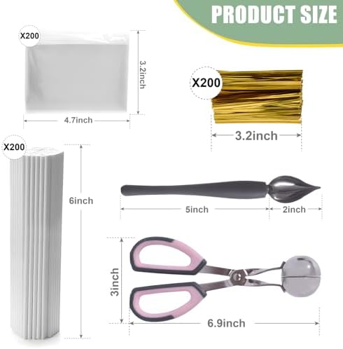 Cake Pop Kit Including 200 pcs 6 inch Lollipop Sticks and 200 Clear Wrappers, 35 Hole Clear Acrylic Display, alternate view 4