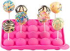 Cake Pop Maker Kit with 2 Silicone Mold Sets with 3 Tier Cake Stand, Chocolate Candy Melts Pot, Silicone Cupcake, alternate