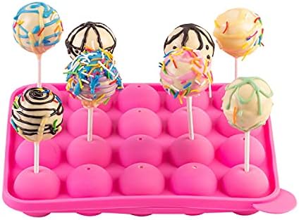Cake Pop Maker Kit with 2 Silicone Mold Sets with 3 Tier Cake Stand, Chocolate Candy Melts Pot, Silicone Cupcake, alternate