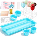 Cake Pop Mold Kit, Circle Cutter, Cakesicle Cutter, Cake Pop Stand in Blue