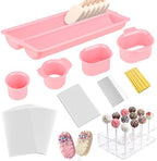 Cake Pop Mold Set Complete Homemade Popsicle Cakesicle Molds in onesize in Pink