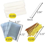 Cake Pop Stand 2 Pack, 3-Tier Acrylic Wood Display Drying Holder in Transparent, alternate view 4