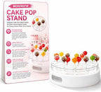 Cake Pop Stand, 22-Hole Clear Double-Layer Holder for Parties in Clear