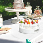 Cake Pop Stand, 22-Hole Clear Double-Layer Holder for Parties in Clear, alternate view 2