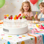 Cake Pop Stand, 22-Hole Clear Double-Layer Holder for Parties in Clear, alternate view 7
