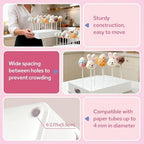 Cake Pop Stand with Sticks Kit - 20 Holes Cake Pop Display Holder in 1 Pack(White), alternate view 3