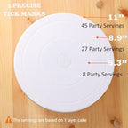 Cake Stand, 11 Inch Rotating Cake Turntable, Turns Smoothly Revolving Baking Supplies Cake Turntable for Baking, alternate