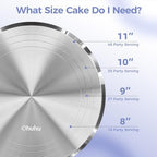 Cake Stand, Aluminium 12''Cake Turntable Decorating Bakery Supplies - BPA-Free Frosting Spinner Rotating, alternate view 6