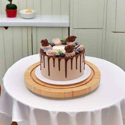 Cake Stand & Charcuterie Board with Lid - Large Serving Acrylic Platter for Party Dessert Table Display, alternate view 2