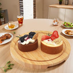 Cake Stand & Charcuterie Board with Lid - Large Serving Acrylic Platter for Party Dessert Table Display, alternate view 5