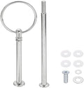Cake Stand Hardware Kit 2 Tier Cupcake Stand Fittings, Silver in Silver