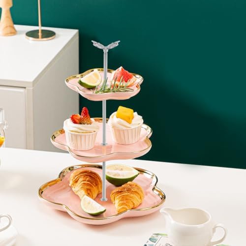 Cake Stand Hardware Kit (Butterfly, Silver) in colorful, alternate view 2