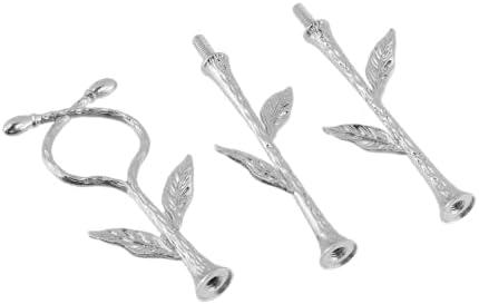 Cake Stand Hardware Kit (Vine, Silver) in colorful, alternate view 4