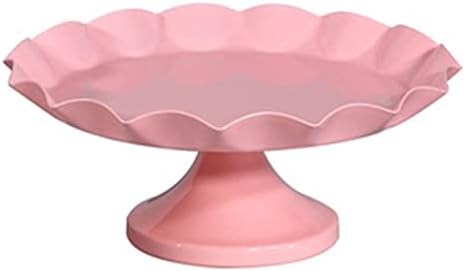 Cake Stand, Ruffled Dessert Table Stand Set Minimalist Stable Decorative Multi Functional Cake Tray Holder, alternate view 7