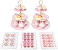Cake Stand Set-5 Pcs Cupcake Stand Set-Dessert Table Display Set with 2xlarge 3-Tier Cupcake Stands + 3X