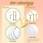 Cake Stand Set-5 Pcs Cupcake Stand Set-Dessert Table Display Set with 2xlarge 3-Tier Cupcake Stands + 3X, alternate view 5
