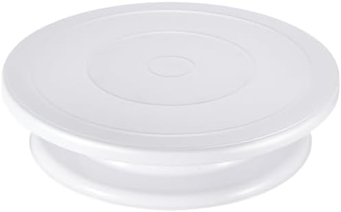 Cake Stand Turntable for Party, Base Giratoria para Pastele in White