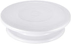 Cake Stand Turntable for Party, Base Giratoria para Pastele in White