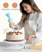 Cake Stand Turntable for Party, Base Giratoria para Pastele in White, alternate view 6