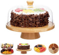 Cake Stand with Lid, 6-in-1 Multifunctional Cake Plate, Cake Holder, Serving Tray, Fruit Platter, Salad Bowl