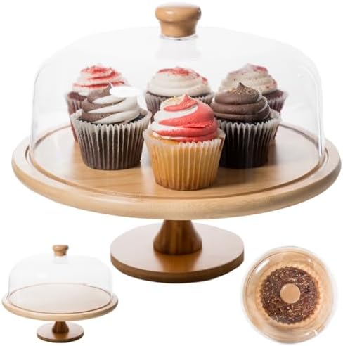 Cake Stands with Dome - Stylish Cake Stand with Dome - Stand With Lid- Cake Holder with Dome - Decorative Dome, alternate