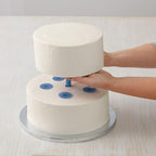 Cake Support Rods and Caps, Stacking Kit, 14-Piece in 12 inches in Purple, alternate view 4